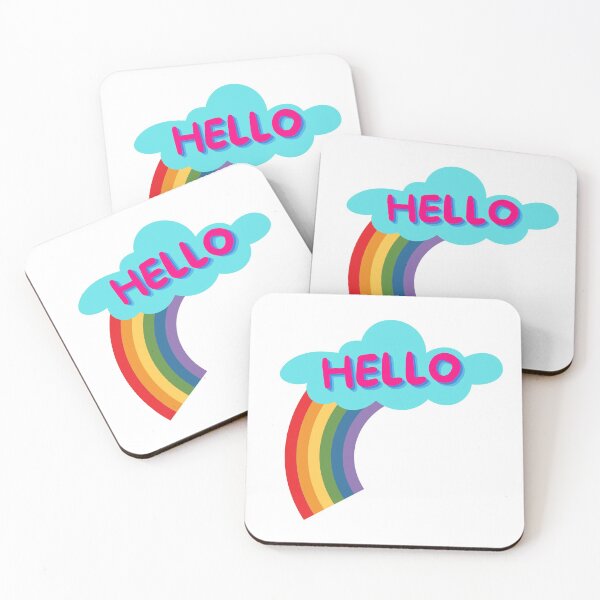 Item preview, Hello Rainbow Simple Cute designed and sold by Sweet-A-Dsignz.
