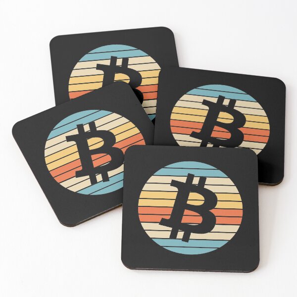 Item preview, Bitcoin Retro Sunset designed and sold by ThreadsNouveau.