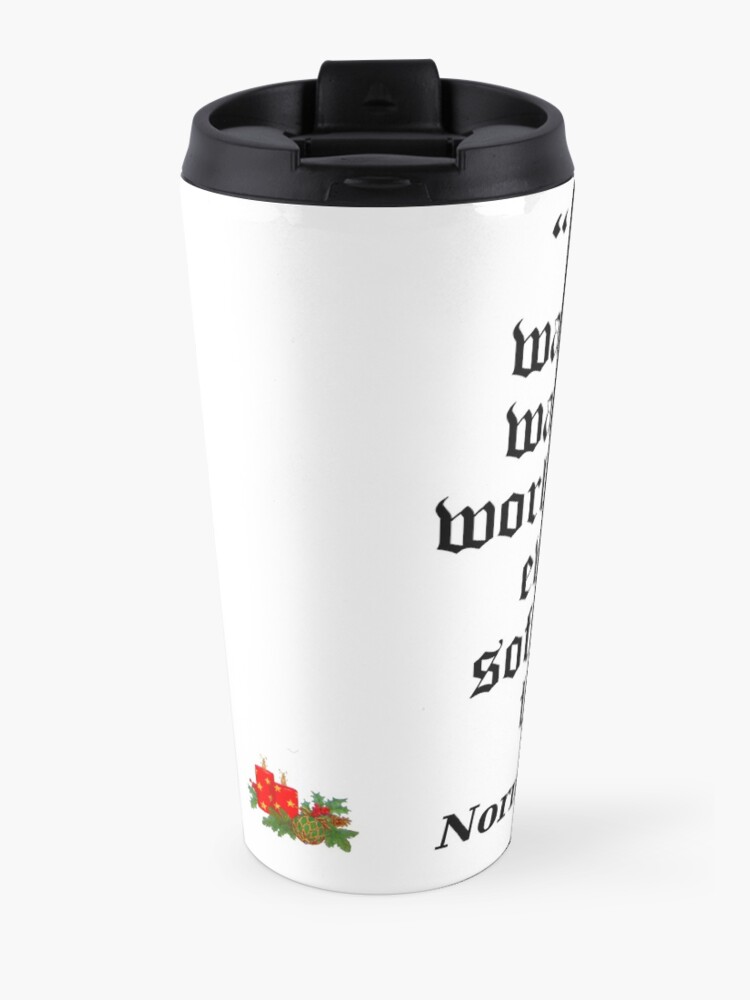 Alternate view of Norman Vincent Peale quote Travel Mug