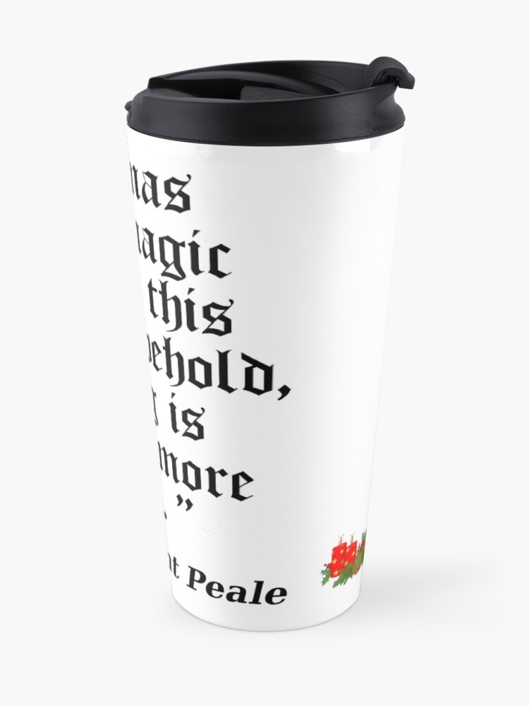 Alternate view of Norman Vincent Peale quote Travel Mug
