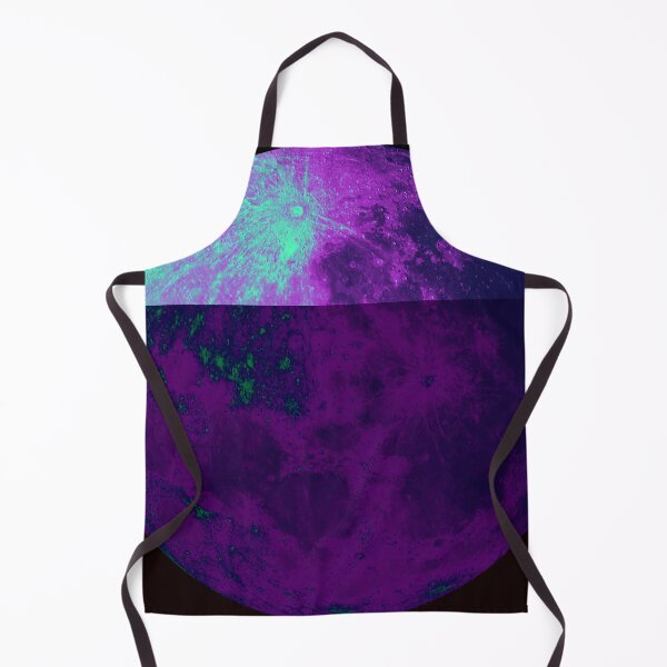 Item preview, Blue and purple coloured moon designed and sold by felinefeelings.