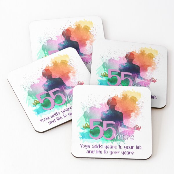Item preview, Gift idea for the 55th birthday of a woman who loves yoga designed and sold by JIGGO.