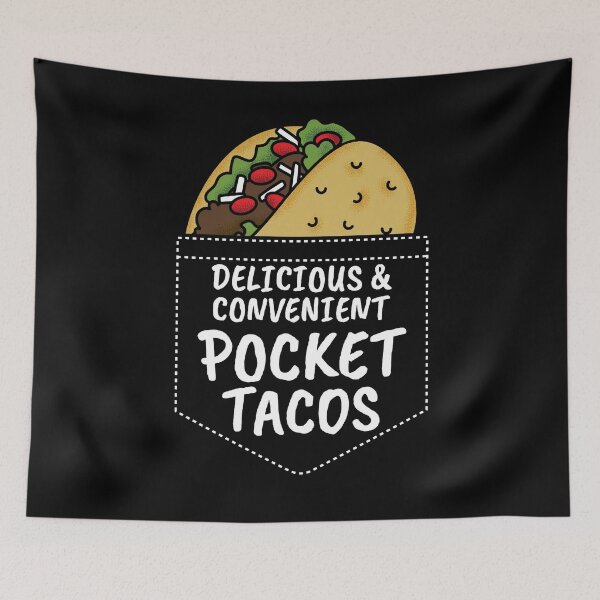 Item preview, Delicious and Convenient Pocket Tacos Funny Taco Design designed and sold by alancrapopod.