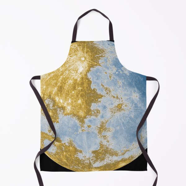 Item preview, Golden earth coloured moon designed and sold by felinefeelings.