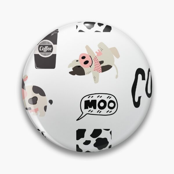 Item preview, Coffee then Cows Sticker Pack and Pattern designed and sold by yumiso.