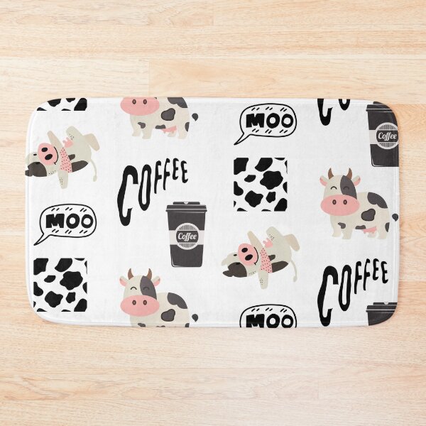 Item preview, Coffee then Cows Sticker Pack and Pattern designed and sold by yumiso.