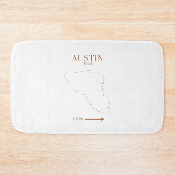 Item preview, Austin Map Outline designed and sold by Emmbrawl.