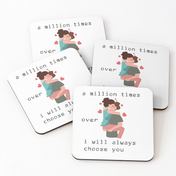 Item preview, a million times over i will always choose you : Gift For Men Women Gifts For Her designed and sold by Badrart.