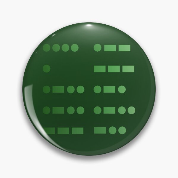 Item preview, Hello World - Morse Code in Green Gradient designed and sold by skykarrot.