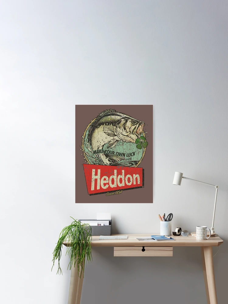 Heddon Lures - Make Your Own Luck 1894 | Poster