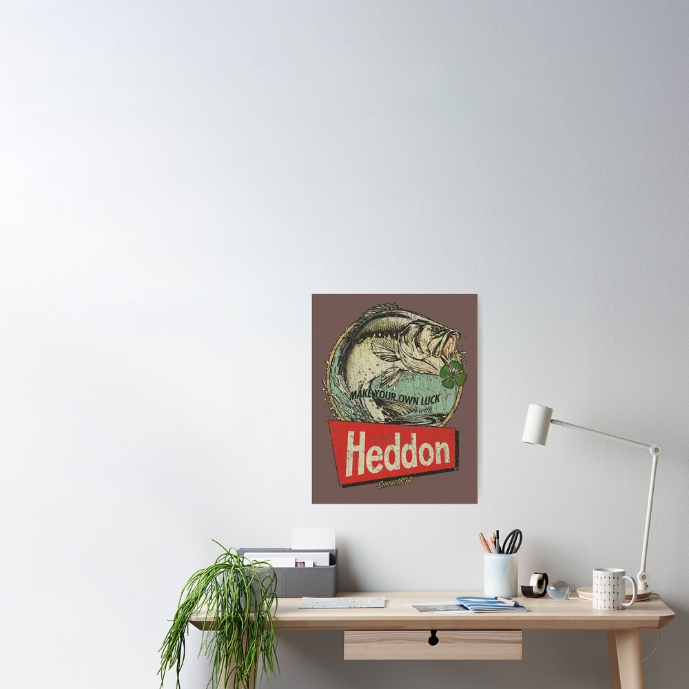 Heddon Lures - Make Your Own Luck 1894 Sticker for Sale by