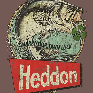 Heddon Lures - Make Your Own Luck 1894 Magnet for Sale by