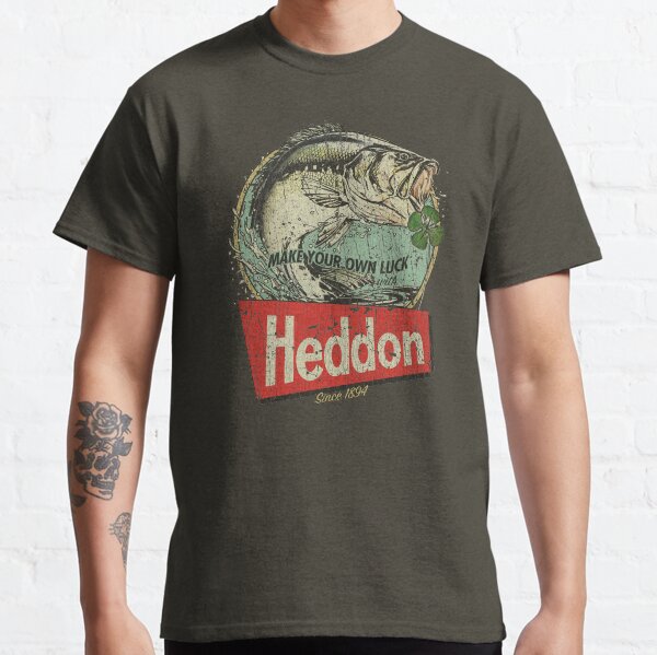 Make Your Own Luck 1894 Vintage Men/'s T-Shirt Heddon Lures