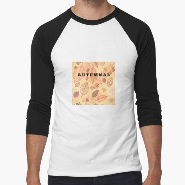 Autumnal Baseball ¾ Sleeve T-Shirt
