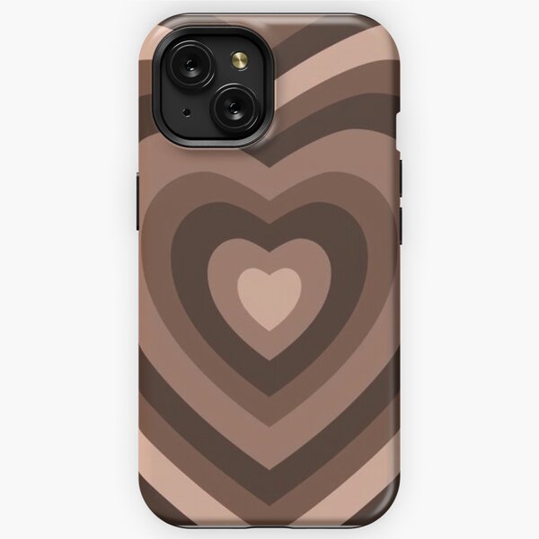 Hearts Beat Personalised Leather iPhone Case