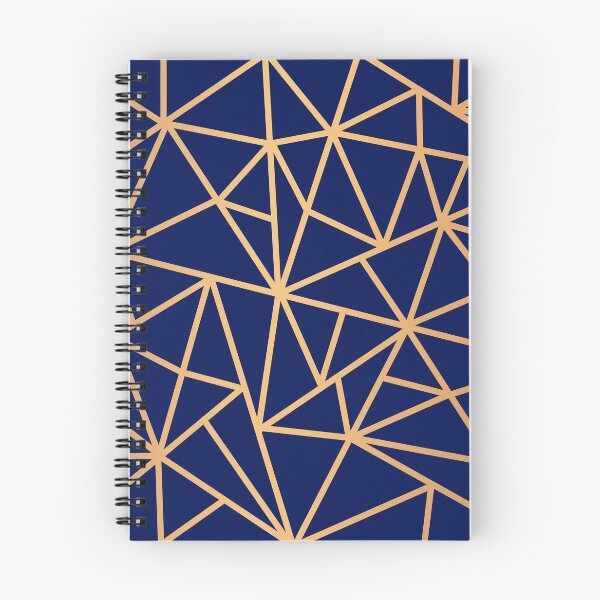 Item preview, Blue and Gold Geometric Art Deco Lines designed and sold by Julie Erin Designs.