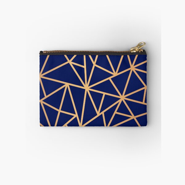 Item preview, Blue and Gold Geometric Art Deco Lines designed and sold by Julie Erin Designs.