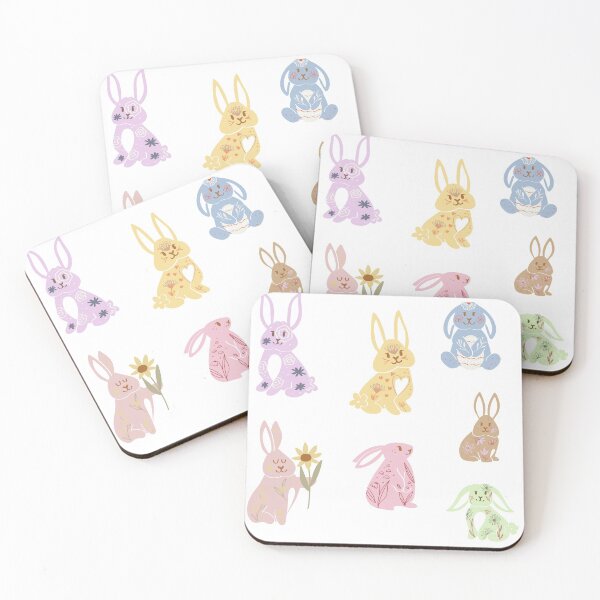 Item preview, Easily Distracted By Rabbits Sticker Pack and Pattern designed and sold by yumiso.