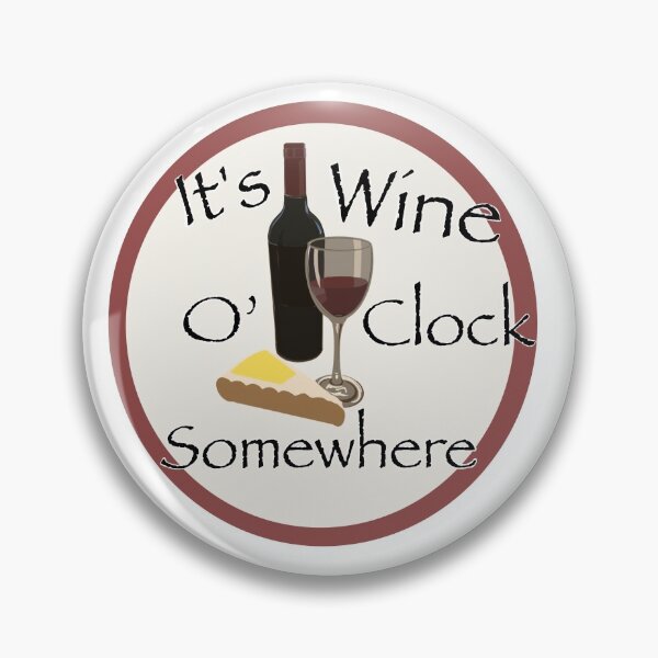 Item preview, It’s wine o’clock somewhere  designed and sold by PaintingsByKF.