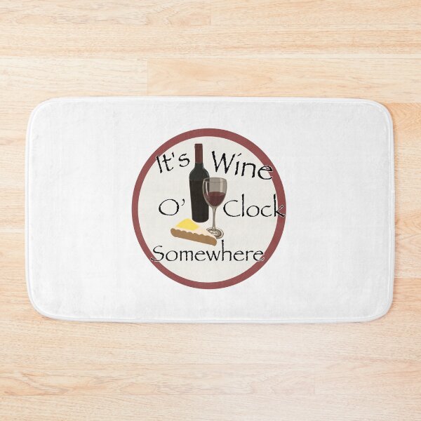 Item preview, It’s wine o’clock somewhere  designed and sold by PaintingsByKF.