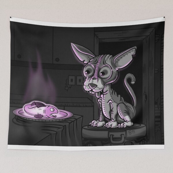 Item preview, Midnight Snack - Sphynx Kitten Cartoon designed and sold by SMilllar.