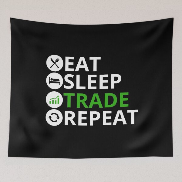 Item preview, Eat Sleep Trade Repeat Trader Jersey designed and sold by Manisma Road.