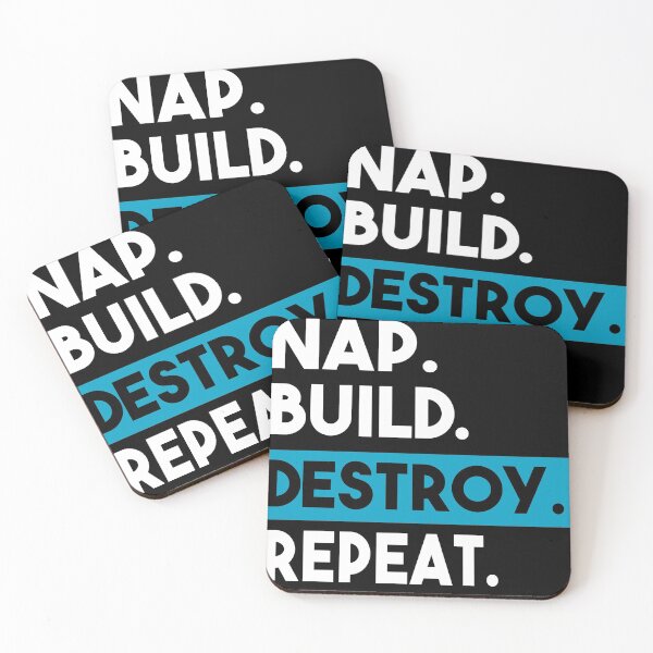 Item preview,  Nap Build Destroy Repeat Toddler Funny toddler gift designed and sold by BadrLuke01.