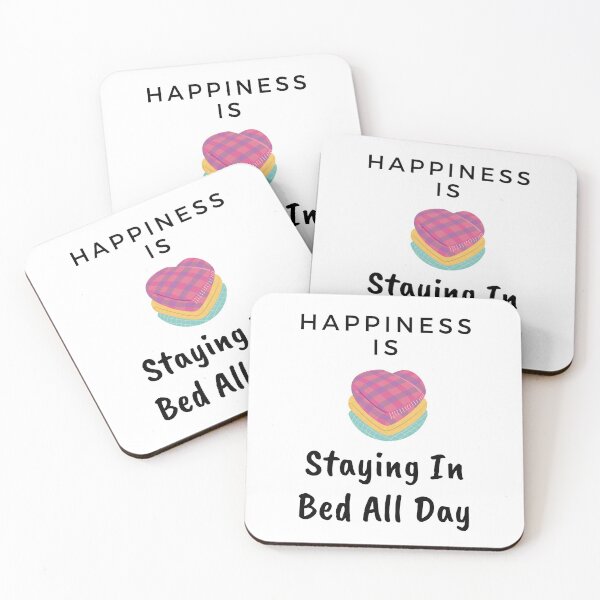 Item preview, Happiness Is Staying In Bed All Day designed and sold by StormyMuse.