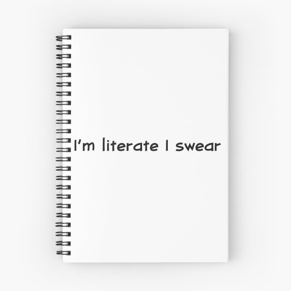 Item preview, im literate i swear designed and sold by morganavickery.