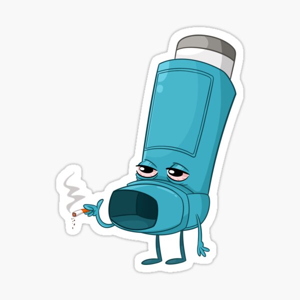 Item preview, Smoking Asthma Inhaler  designed and sold by Drawingvild.