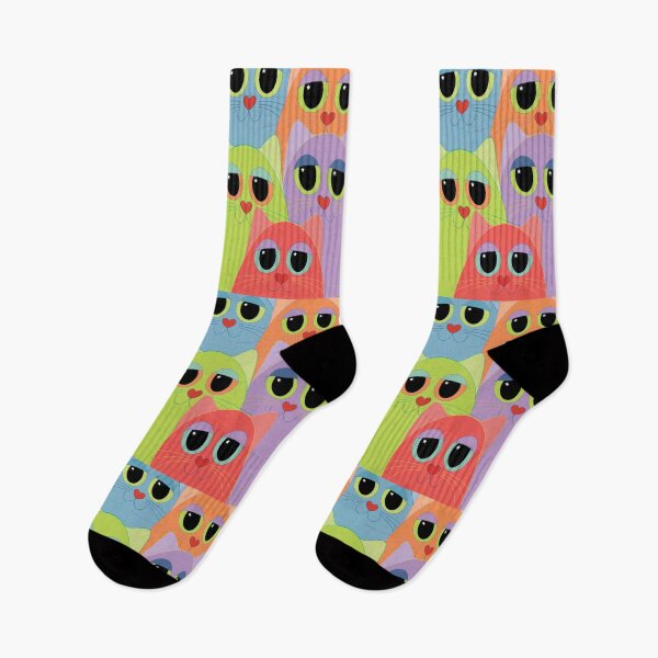 Item preview, CAT FACES FIVE designed and sold by Jean Gregory Evans.