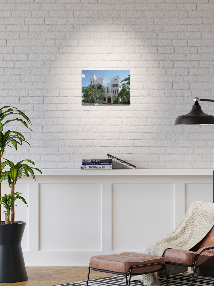 Thumbnail 1 of 4, Metal Print, Church 15131 designed and sold by JeanJohnJohn.