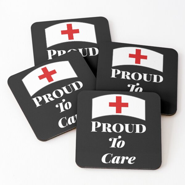 Item preview, Nurse  Proud to care,  healthcare slogan, doctor, nurses, service industry quote designed and sold by doctors-apparel.