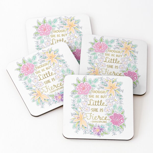 Item preview, Though She Be But Little, She is Fierce: Shakespeare Quote Typography designed and sold by KearonAlexandra.