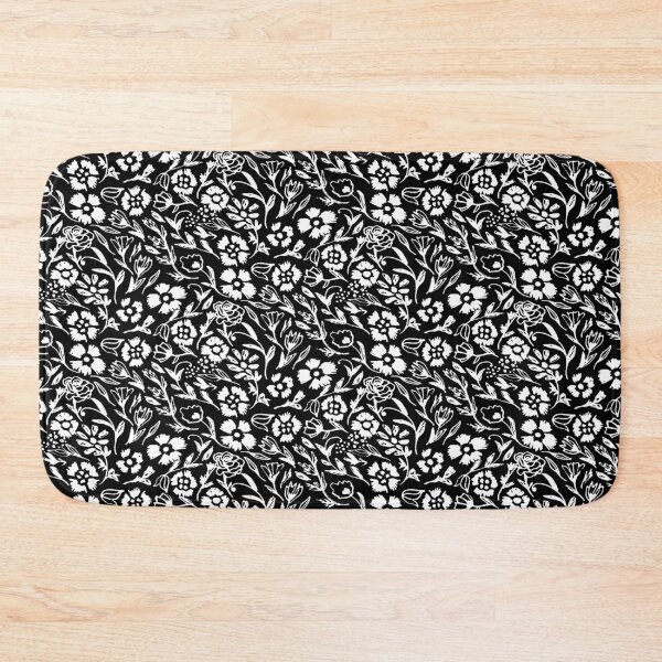 Item preview, Inverted Black and White Floral Mini Print designed and sold by Carolina Diaz.
