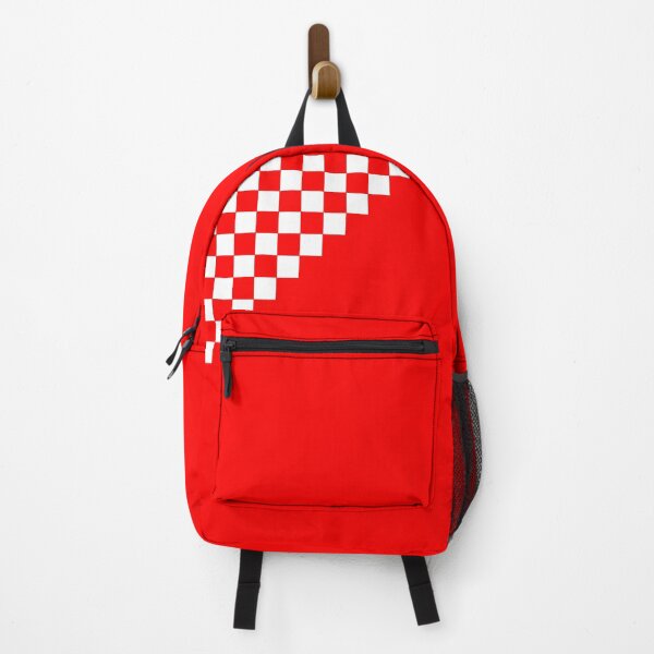 Item preview, Checkered Red White Triangle red background designed and sold by oxoxoxo.