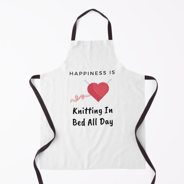 Item preview, Happiness Is Knitting In Bed All Day designed and sold by StormyMuse.