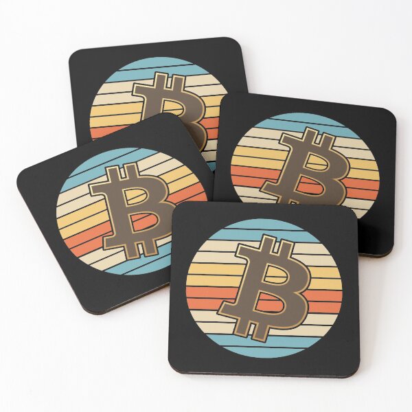 Item preview, Bitcoin Retro Sunset designed and sold by ThreadsNouveau.