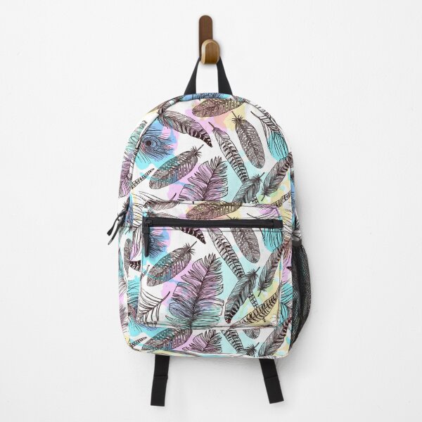 Item preview, Colorful Feathers Pattern Boho designed and sold by SimoCompany.
