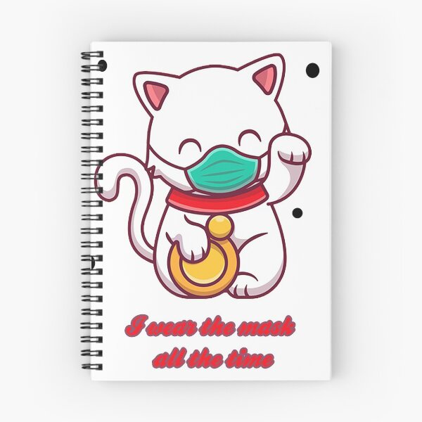 Item preview, Cat with mask designed and sold by kokiii Designs.