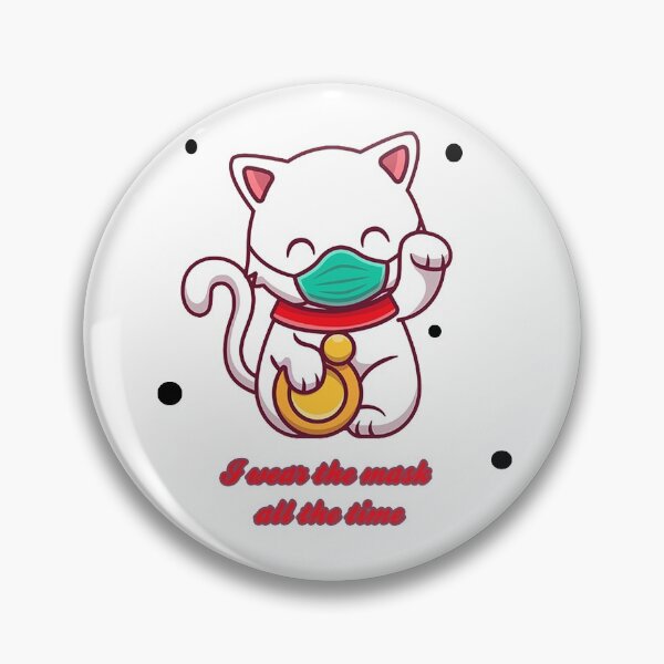 Item preview, Cat with mask designed and sold by kokiii Designs.