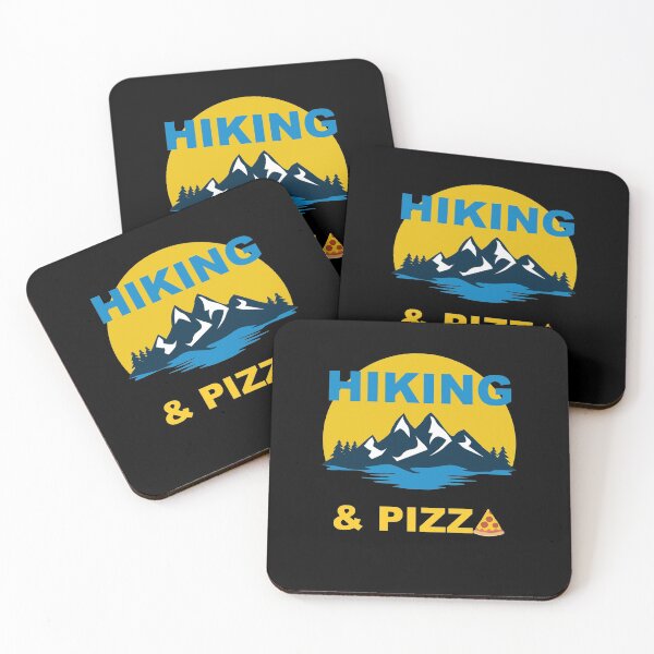 Item preview, Hiking and Pizza designed and sold by Spaceshipsells.