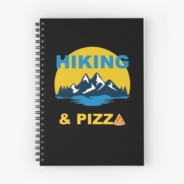 Item preview, Hiking and Pizza designed and sold by Spaceshipsells.