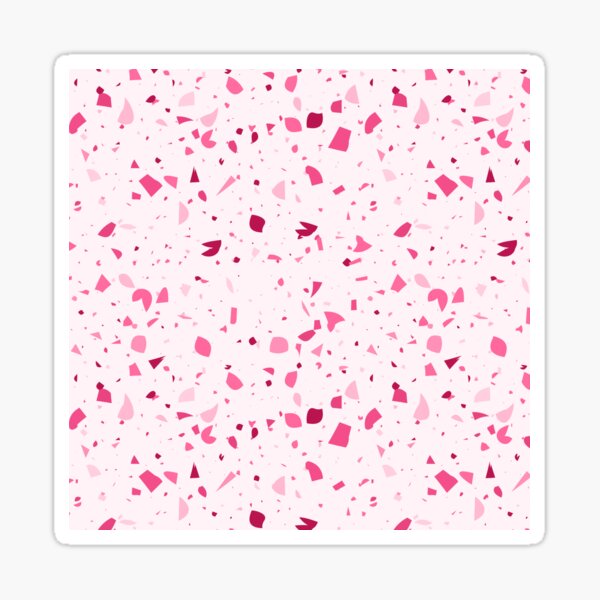 Terrazzo rose Sticker