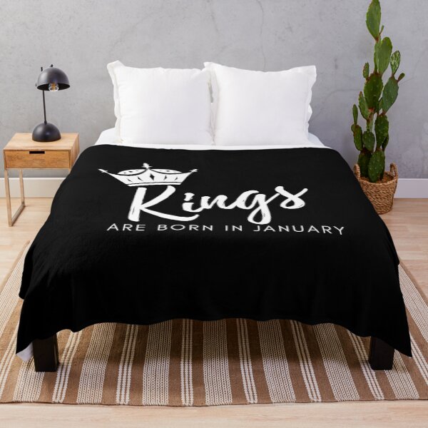 Item preview, Kings are born in January designed and sold by JokesAndFun.