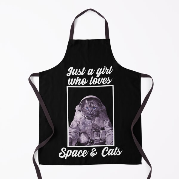 Item preview, Just A Girl Who Loves Space & Cats Funny Space Kitten Design designed and sold by alancrapopod.