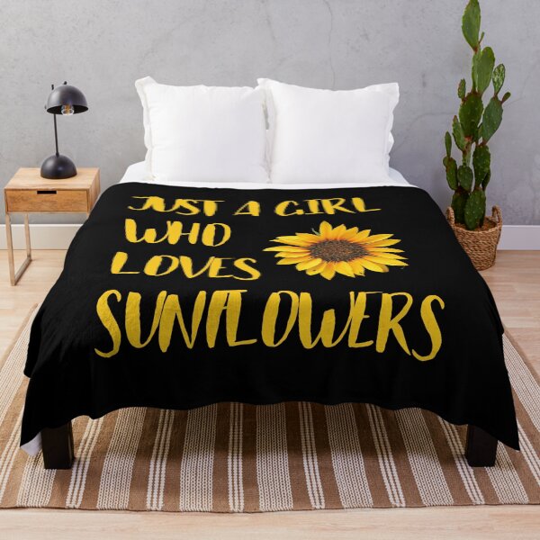 Item preview, Just A Girl Who Loves Sunflowers Awesome Gift designed and sold by giftsbyminuet.