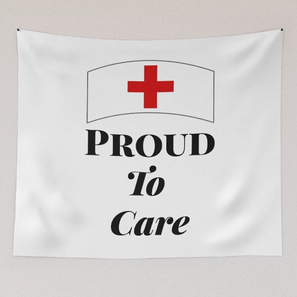 Item preview,  Nurse  Proud to care,  healthcare slogan, doctor, nurses, nurse cap designed and sold by doctors-apparel.