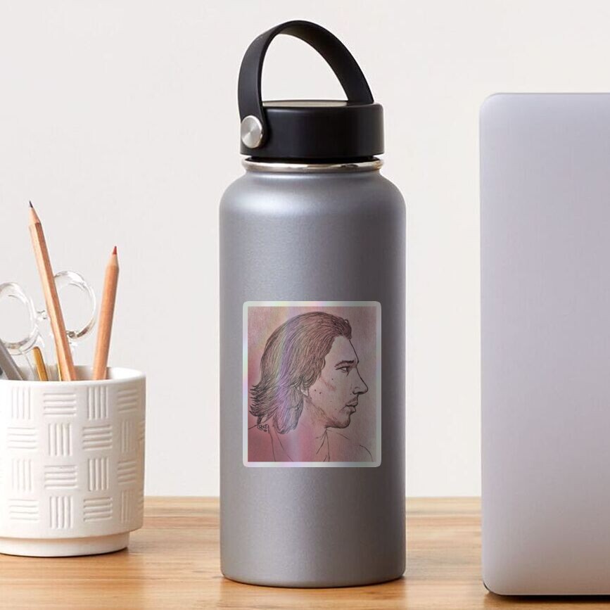 Vista previa del artículo con la obra «Pegatina holográfica», diseñado y vendido por CsDarkrose.