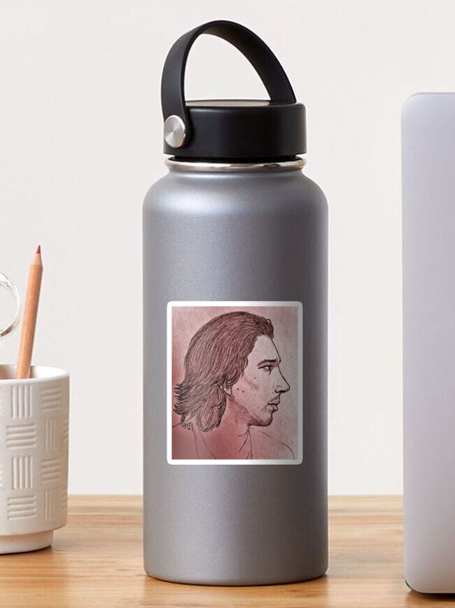 Imagen 1 de 3, Pegatina con la obra Adam Driver, diseñada y vendida por CsDarkrose.